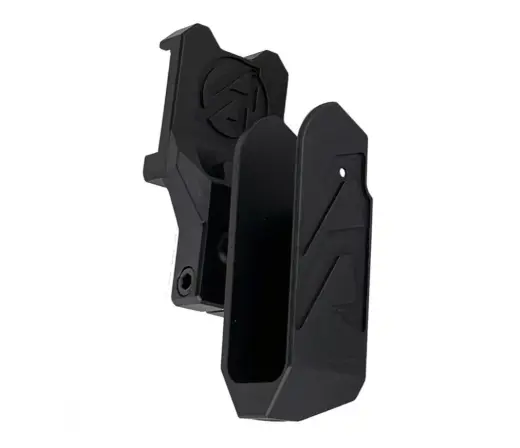 Sportovní pouzdro ALPHA-X Holster LH Aluminium Assembly pro levou ruku. Určené pro použití s výměnnými vložkami upravenými přesně pro konkrétní zbraň (dostupné samostatně).